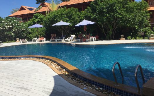 Apartments in the resort with a swimming pool on the beach Chong Mon