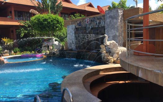 Apartments in the resort with a swimming pool on the beach Chong Mon