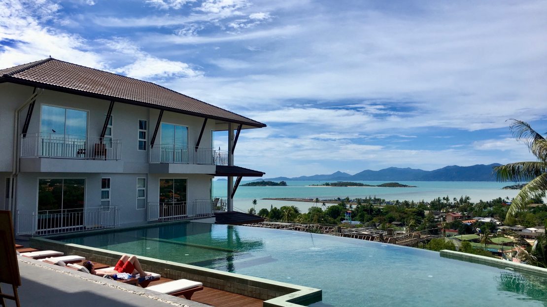 SPAcious apartment with sea views in Chong Mon area for rent on Koh Samui