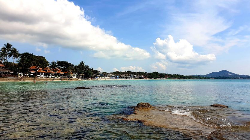 View of Chaweng from the southern part of the beach