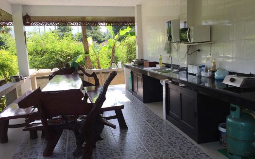 House with a beautiful garden near Maenam beach