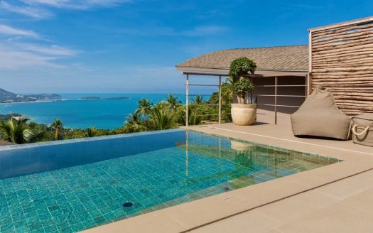 Villa with stunning views in the Chaweng Noi area for rent in Samui