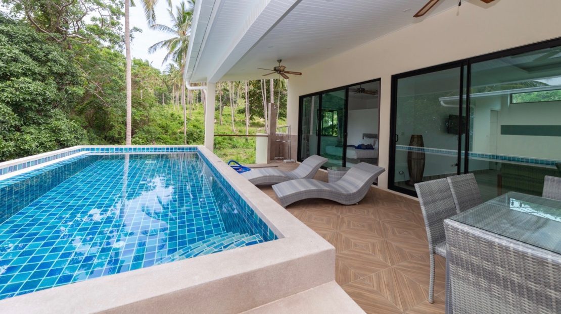 2 bedroom villa in Chaweng Noi for rent in Samui