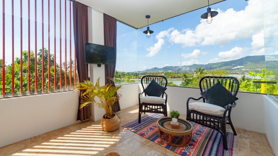 1 bedroom apartment with stunning views in Chaweng area for rent in Samui