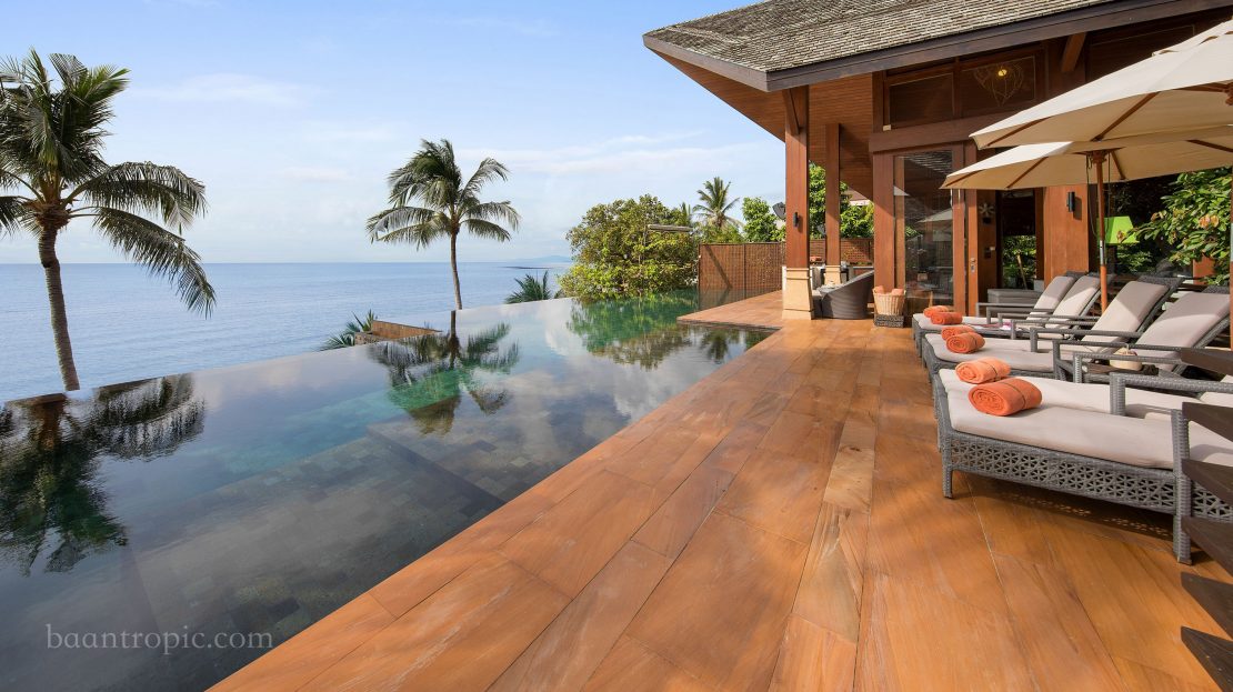Luxury villa with 5 bedrooms in Lamai for rent in Samui