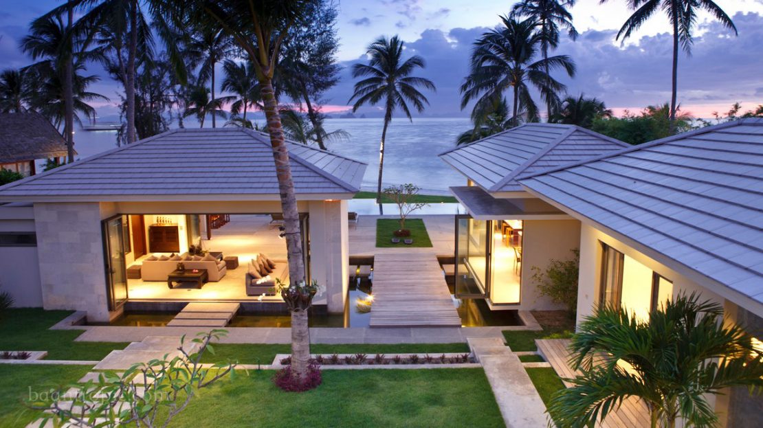 8 bedroom villa on Lipa Noi beach for rent in Samui