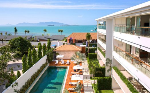 Apartment with 2 bedrooms in a boutique complex on Bang Rak beach for rent on Koh Samui