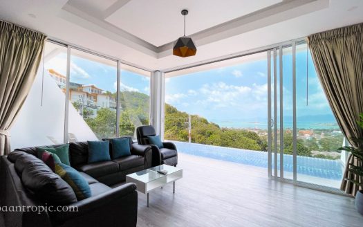 3 bedroom sea view villa in Koh Samui for sale