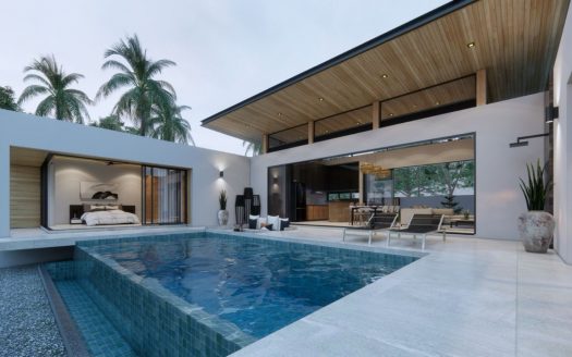 Новая 3-спальная вилла с басейном в районе Ламаи (leasehold)