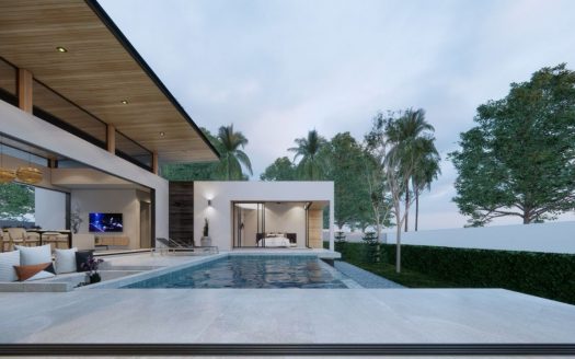 Новая 3-спальная вилла с басейном в районе Ламаи (leasehold)